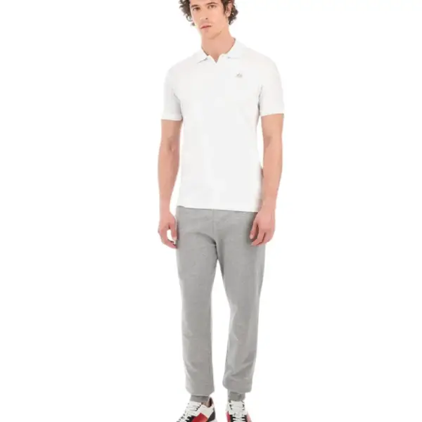 La Martina - Ανδρικό T-Shirt Polo CCMP02-PK001-00001 Λευκό