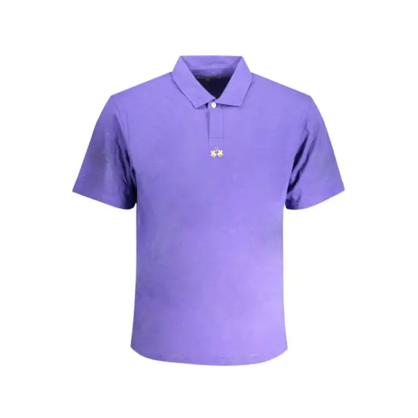 La Martina - Ανδρικό T-Shirt Polo YMP018-JS259-07213 Μωβ