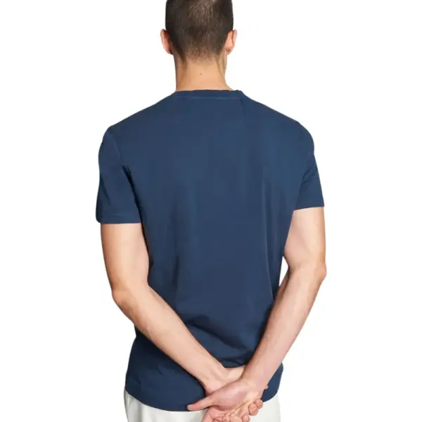 La Martina - Ανδρικό T-Shirt Regular Fit CCMR04-JS206-07017 Μπλε