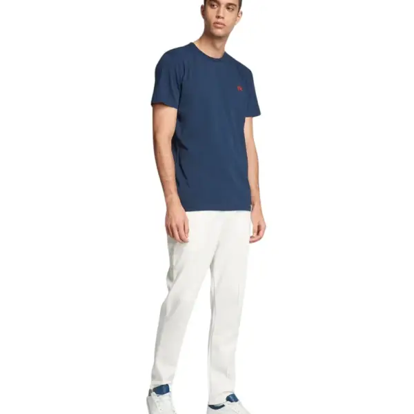 La Martina - Ανδρικό T-Shirt Regular Fit CCMR04-JS206-07017 Μπλε