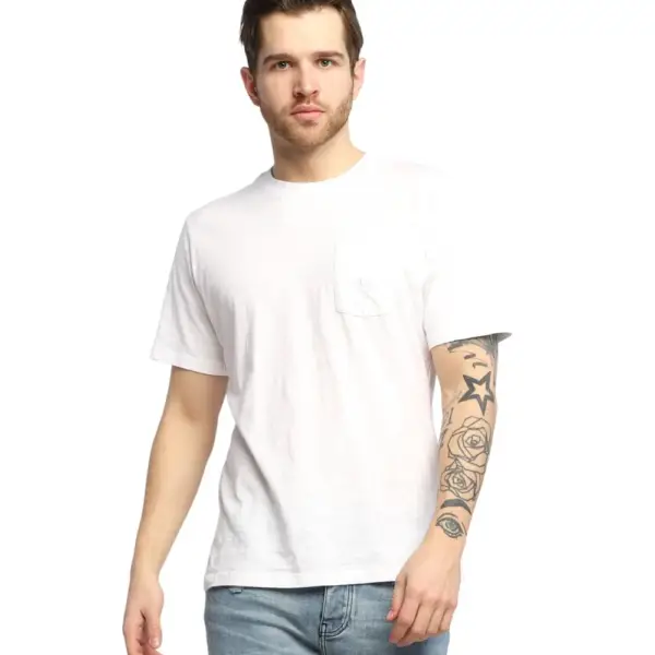 La Martina - Ανδρικό T-Shirt Regular Fit TMR006-JS259-0000 Λευκό