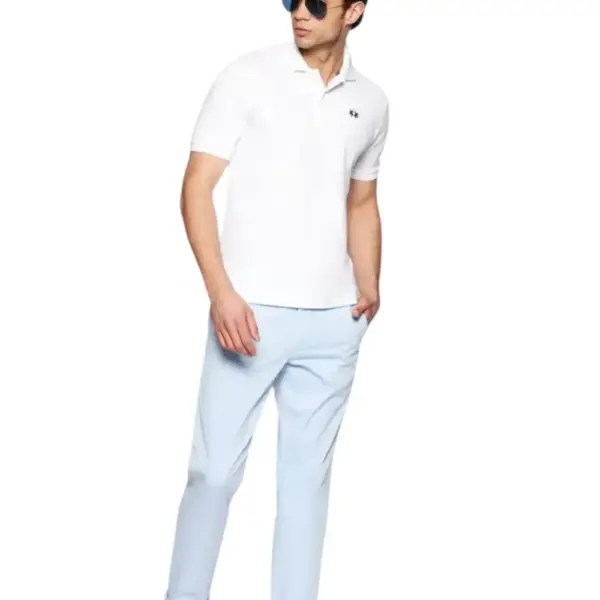 La Martina - Ανδρικό Κοντομάνικο Tex Polo Regular Fit BPMP01PK031-00001 Λευκό