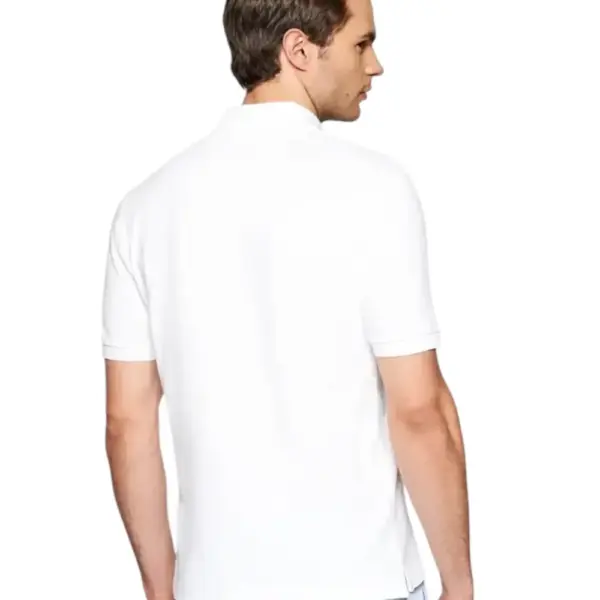 La Martina - Ανδρικό Κοντομάνικο Tex Polo Regular Fit BPMP01PK031-00001 Λευκό