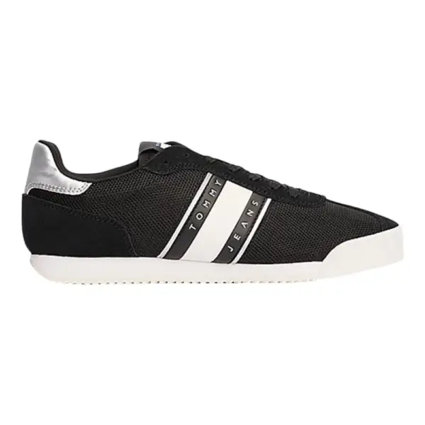 Tommy Hilfiger - Γυναικεία Sneakers Th Low‑Top Runner EN0EN02706-BDS Μαύρο