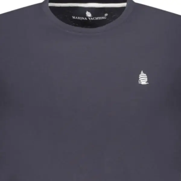 Marina Yachting - Ανδρικό Crew neck T-shirt Essentials Cotton 251Y04001-65000 Μπλε Ναυτικό 251Y04001-65000