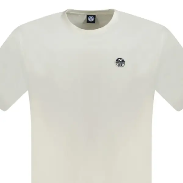 North Sails- Ανδρικό Κοντομάνικο Basic T-Shirt 996016-000-0101 Λευκό 996016-000-0101