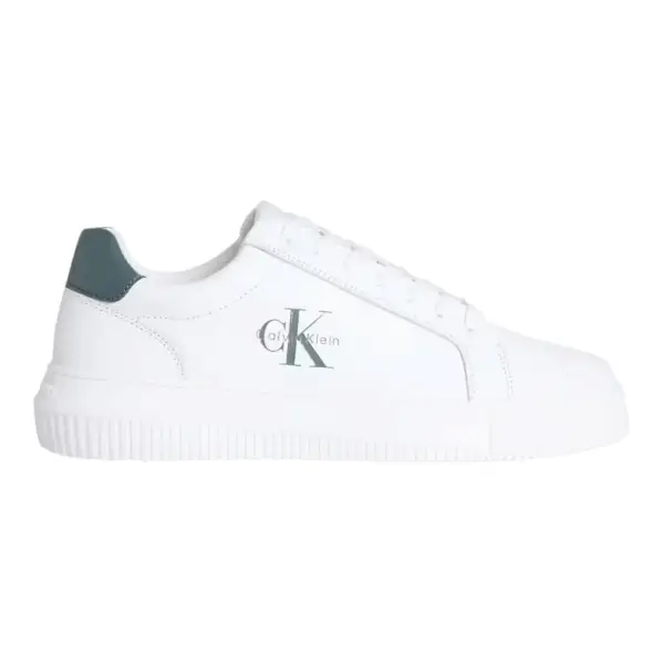 Calvin Klein - Ανδρικά Sneakers Chunky Cupsole Mono Lth Bright YM0YM01317-0H0 Λευκό