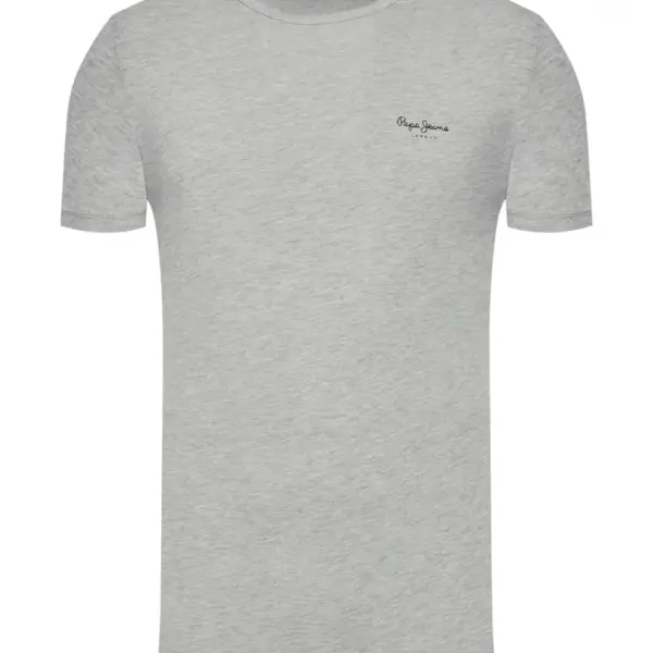 Pepe Jeans - Ανδρικό T-shirt Original Basic 3 N Slim Fit PM508212-993 Γκρι PM508212-993