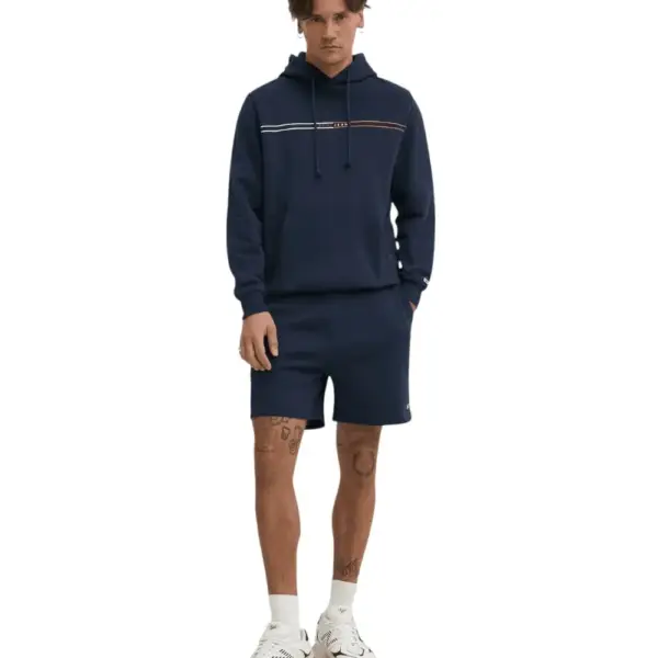 Tommy Hilfiger - Ανδρικό Φούτερ Regular Entry Graphic Hoodie DM0DM20847-C1G Μπλε Σκούρο DM0DM20847-C1G
