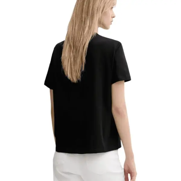 Calvin Klein - Γυναικείο T-Shirt Ck Hero Monogram Logo LV047C863G-UB1 Μαύρο LV047C863G-UB1