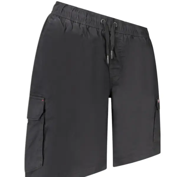 Scuola Nautica Italiana - Ανδρική Βερμούδα Cargo 858527-BLACK Μαύρο 858527-BLACK