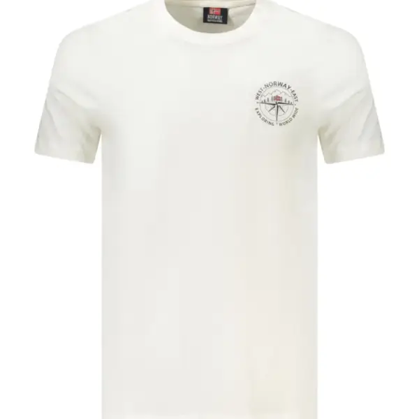 Scuola Nautica Italiana - Ανδρικό T-shirt Κοντομάνικο 856034-WHITE Λευκό