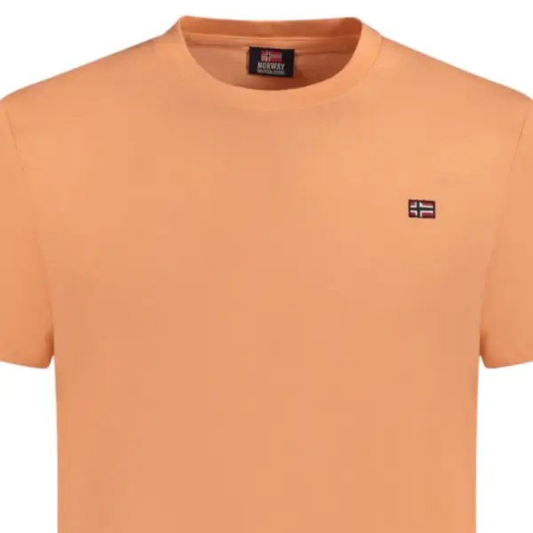 Scuola Nautica Italiana - Ανδρικό T-shirt Κοντομάνικο Basic 836010-PEACH Πορτοκαλί 836010-PEACH