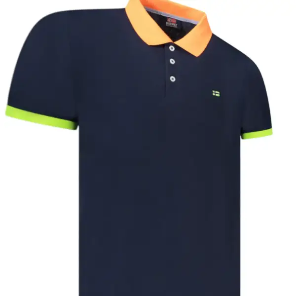 Scuola Nautica Italiana - Ανδρικό T-shirt Κοντομάνικο Polo 858865-NAVY Μπλε Ναυτικό 858865-NAVY