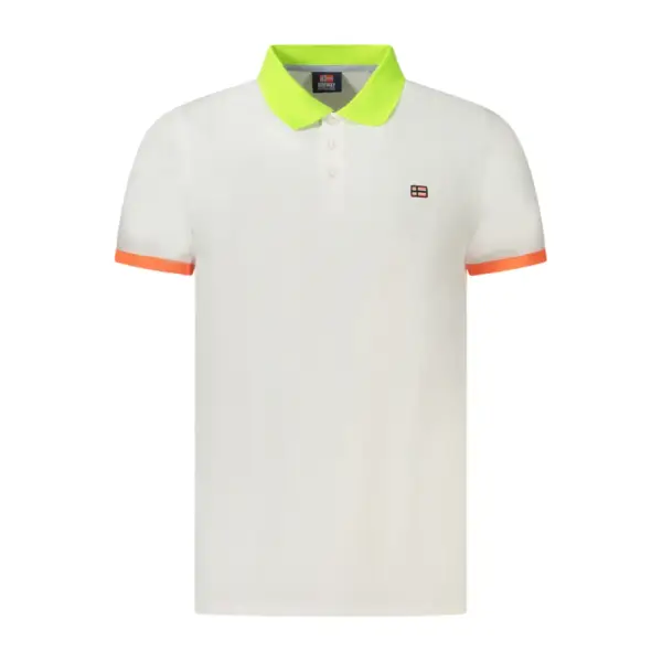 Scuola Nautica Italiana - Ανδρικό T-shirt Κοντομάνικο Polo 858865-WHITE Λευκό