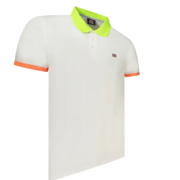 Scuola Nautica Italiana - Ανδρικό T-shirt Κοντομάνικο Polo 858865-WHITE Λευκό 858865-WHITE