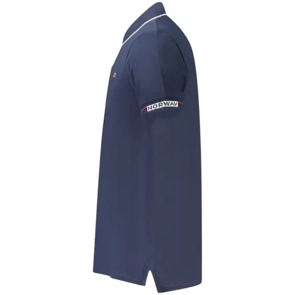 Scuola Nautica Italiana - Ανδρικό T-shirt Κοντομάνικο Polo 858866-NAVY Μπλε Ναυτικό 858866_BLNAVY