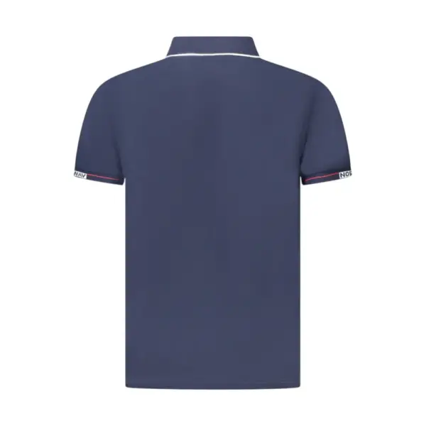 Scuola Nautica Italiana - Ανδρικό T-shirt Κοντομάνικο Polo 858866-NAVY Μπλε Ναυτικό 858866_BLNAVY