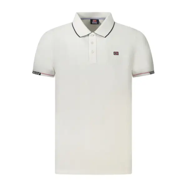Scuola Nautica Italiana - Ανδρικό T-shirt Κοντομάνικο Polo 858866-WHITE Λευκό