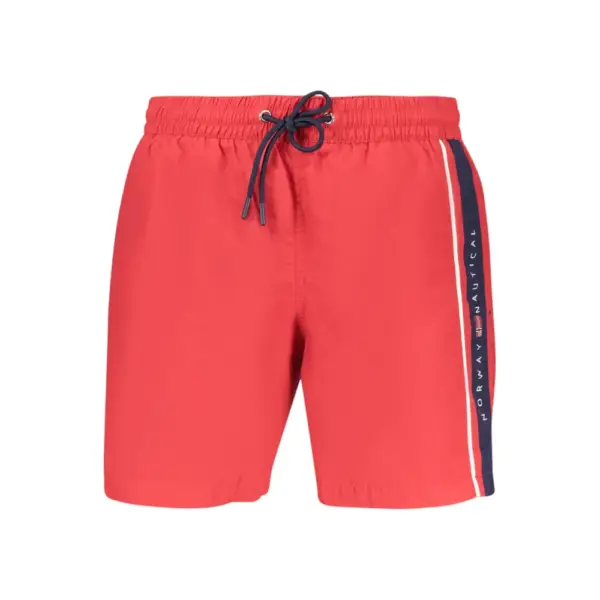 Scuola Nautica Italiana - Ανδρικό Μαγιό Σόρτς 858312-BITTER Κόκκινο