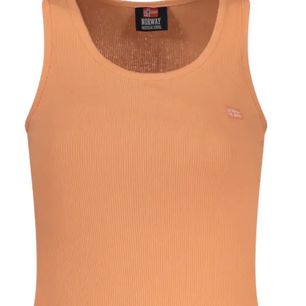 Scuola Nautica Italiana - Γυναικείο T-shirt Αμάνικο Rib 856220-PEACH Πορτοκαλί 856220-PEACH