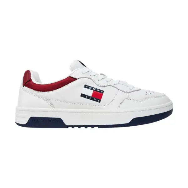 Tommy Hilfiger - Ανδρικά Sneakers Cupsole Leather Ess EM0EM01443-0G1 Κόκκινο