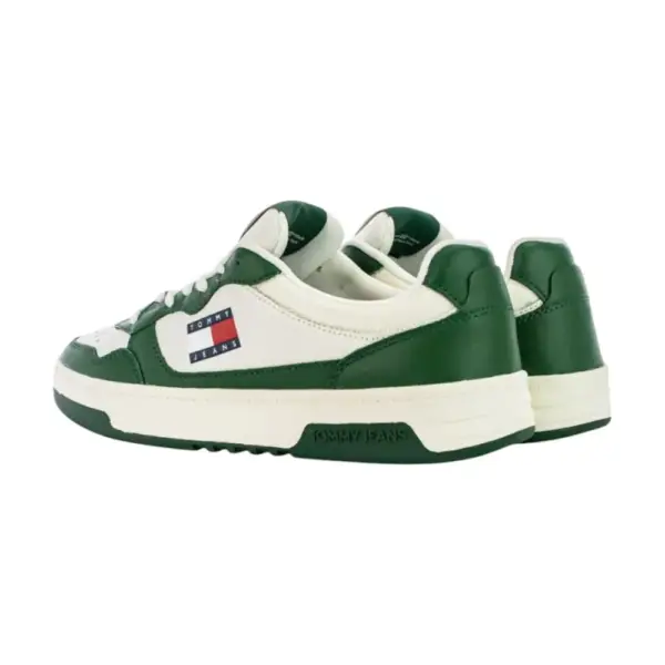 Tommy Hilfiger - Ανδρικά Sneakers Cupsole Leather Ess EM0EM01443-YBI Πράσινο EM0EM01443-YBI