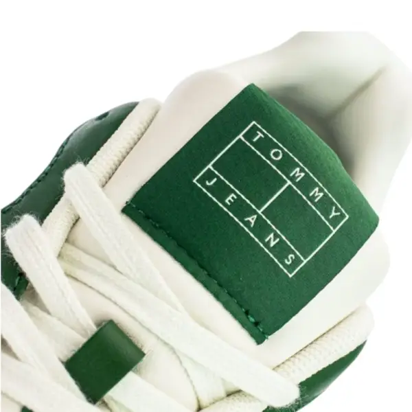 Tommy Hilfiger - Ανδρικά Sneakers Cupsole Leather Ess EM0EM01443-YBI Πράσινο EM0EM01443-YBI