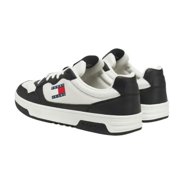 Tommy Hilfiger - Ανδρικά Sneakers Cupsole Leather Ess EM0EM01443-YBL Μαύρο EM0EM01443-YBL