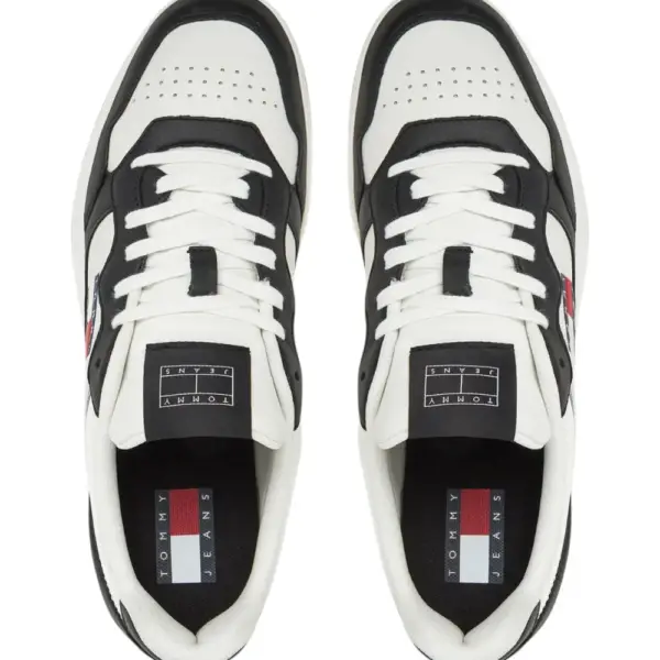 Tommy Hilfiger - Ανδρικά Sneakers Cupsole Leather Ess EM0EM01443-YBL Μαύρο EM0EM01443-YBL