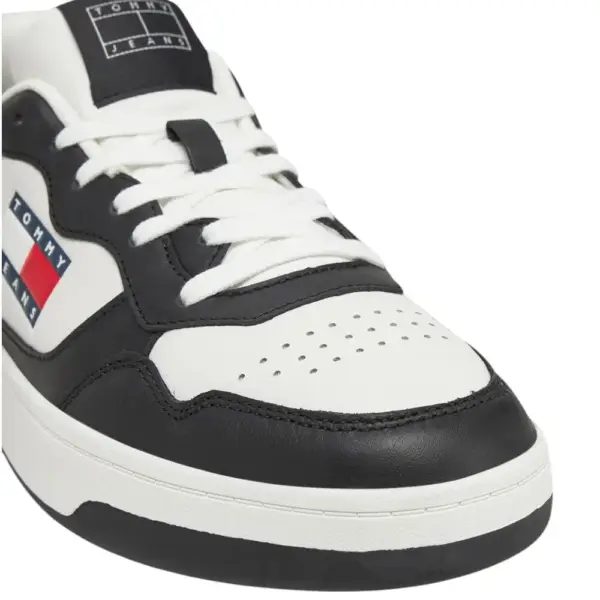 Tommy Hilfiger - Ανδρικά Sneakers Cupsole Leather Ess EM0EM01443-YBL Μαύρο EM0EM01443-YBL