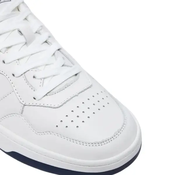 Tommy Hilfiger - Ανδρικά Δερμάτινα Sneakers Tjm Retro Basket Ess EM0EM01395-DW4 Λευκό EM0EM01395-DW4