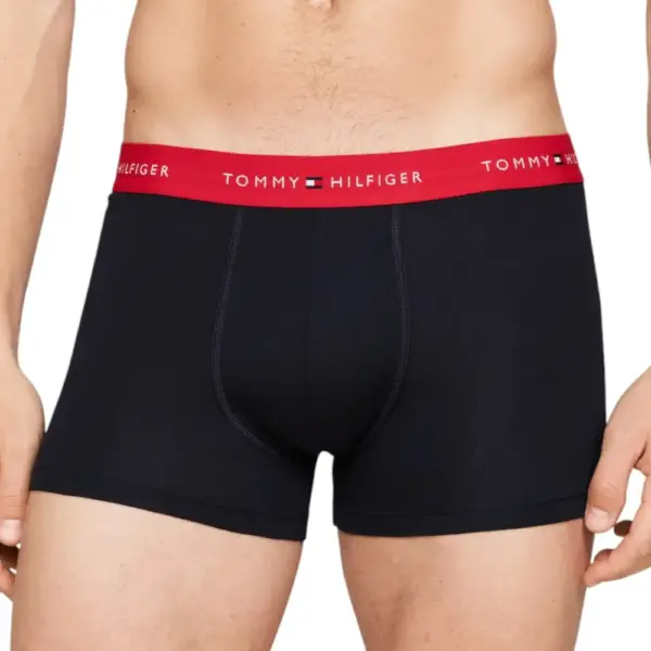 Tommy Hilfiger - Ανδρικά Μποξεράκια 3Pack Wb Trunk UM0UM02763-0W3 Μαύρο UM0UM02763-0W3