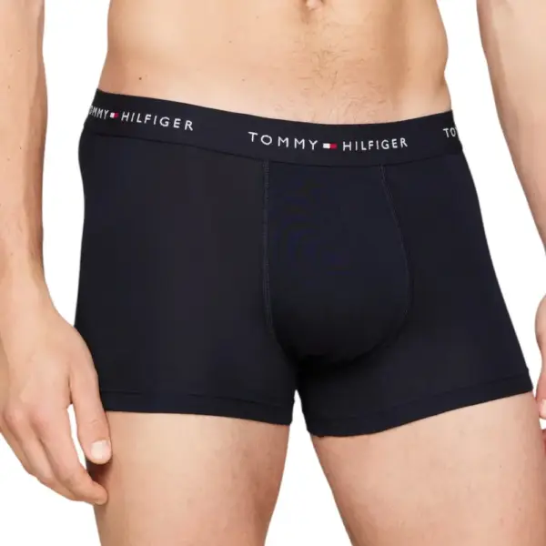 Tommy Hilfiger - Ανδρικά Μποξεράκια 3Pack Wb Trunk UM0UM02763-0W3 Μαύρο UM0UM02763-0W3