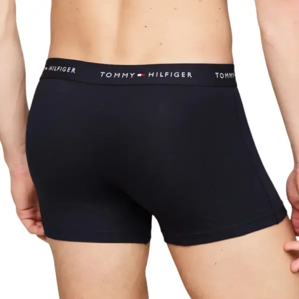 Tommy Hilfiger - Ανδρικά Μποξεράκια 3Pack Wb Trunk UM0UM02763-0W3 Μαύρο UM0UM02763-0W3