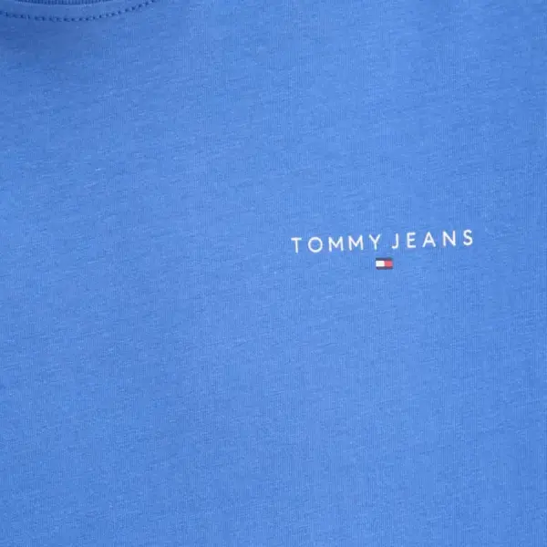 Tommy Hilfiger - Ανδρικό T-shirt Tjm Slim Linear Chest Ss Tee Ext DM0DM21188-C6E Μπλε DM0DM21188-C6E