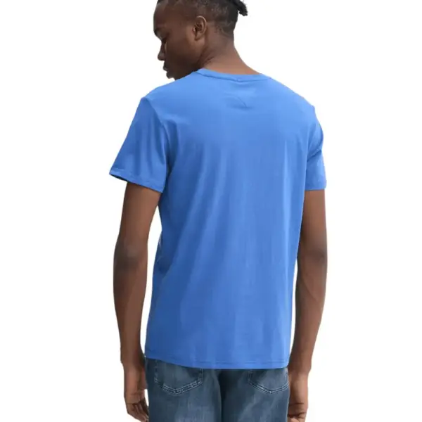 Tommy Hilfiger - Ανδρικό T-shirt Tjm Slim Linear Chest Ss Tee Ext DM0DM21188-C6E Μπλε DM0DM21188-C6E