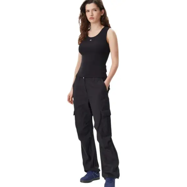 Tommy Hilfiger - Γυναικείο T-shirt Αμάνικο Rib Essential Tank Top Slim Fit DW0DW20673-BDS Μαύρο DW0DW20673-BDS