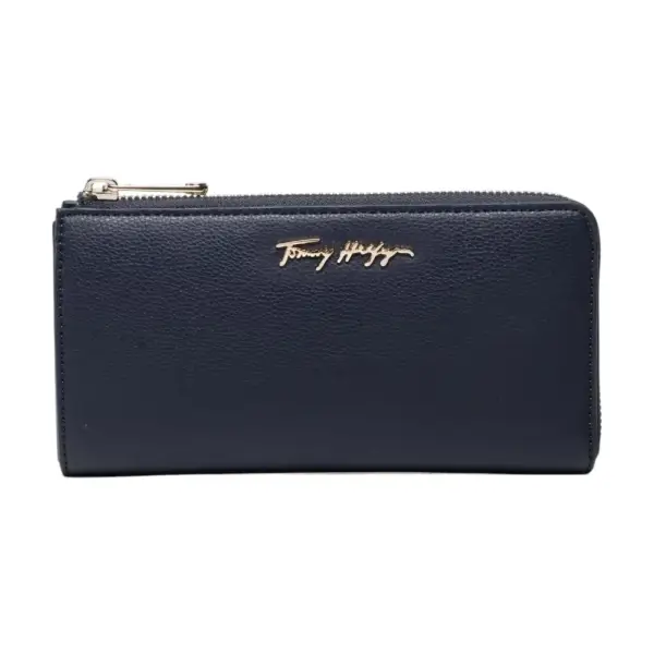 Tommy Hilfiger  - Γυναικείο Πορτοφόλι Th Jou Large Za Wallet AW0AW12083-C7H Μπλε Σκούρο