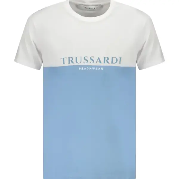 Trussardi Jeans - Ανδρικό T-Shirt TRU25MTS02-06WHAZ Γαλάζιο