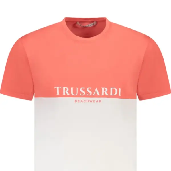 Trussardi Jeans - Ανδρικό T-Shirt TRU25MTS02-07WHSA Πορτοκαλί TRU25MTS02-07WHSA