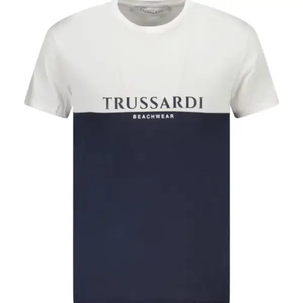 Trussardi Jeans - Ανδρικό T-Shirt TRU25MTS02-13NAWH Λευκό