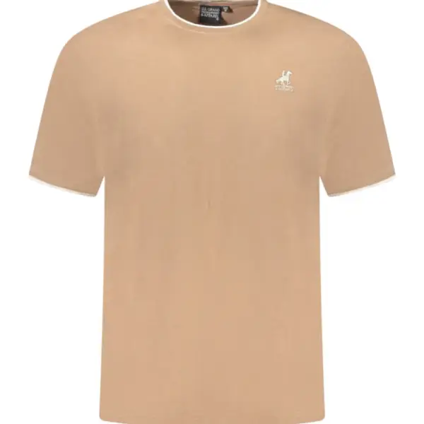 U.S. Grand Polo - Ανδρικό T-shirt AU02644-18MARR Καφέ AU02644-18MARR