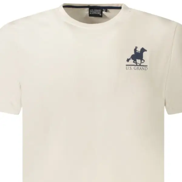 U.S. Grand Polo - Ανδρικό T-shirt AU02647-17SABBI Μπεζ AU02647-17SABBI