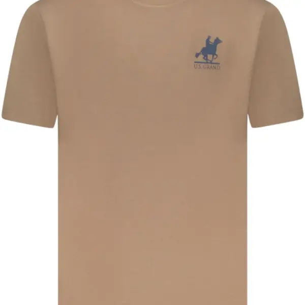 U.S. Grand Polo - Ανδρικό T-shirt AU02647-18FANG Καφέ