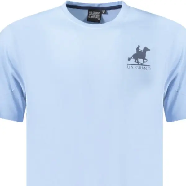 U.S. Grand Polo - Ανδρικό T-shirt AU02647-4CIELO Γαλάζιο AU02647-4CIELO