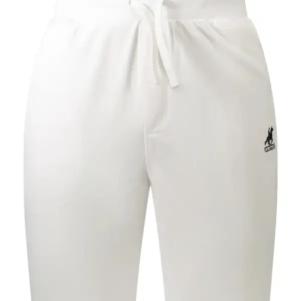 U.S. Grand Polo - Ανδρικό Παντελόνι Φόρμας AU02656-6BIANC Λευκό AU02656-6BIANC