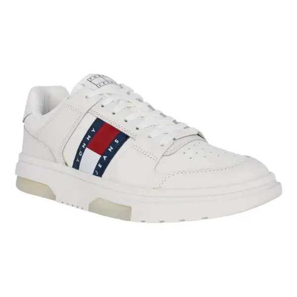 Tommy Hilfiger - Ανδρικά Sneakers Th The Brooklyn EM0EM01576-TCR Λευκό EM0EM01576-TCR