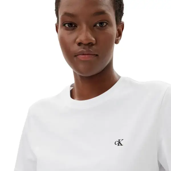 Calvin Klein - Γυναικείο T-Shirt Ck Archive Jersey Crew Tee LV047B224G-YAA Λευκό LV047B224G-YAA