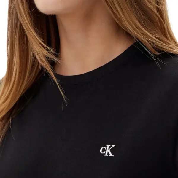 Calvin Klein - Γυναικείο T-Shirt Ck Archive Jersey Crew Tee LV047B224G-UB1 Μαύρο LV047B224G-UB1